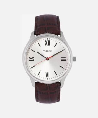 Timex Analog Silver Dial Men's Wrist Watch